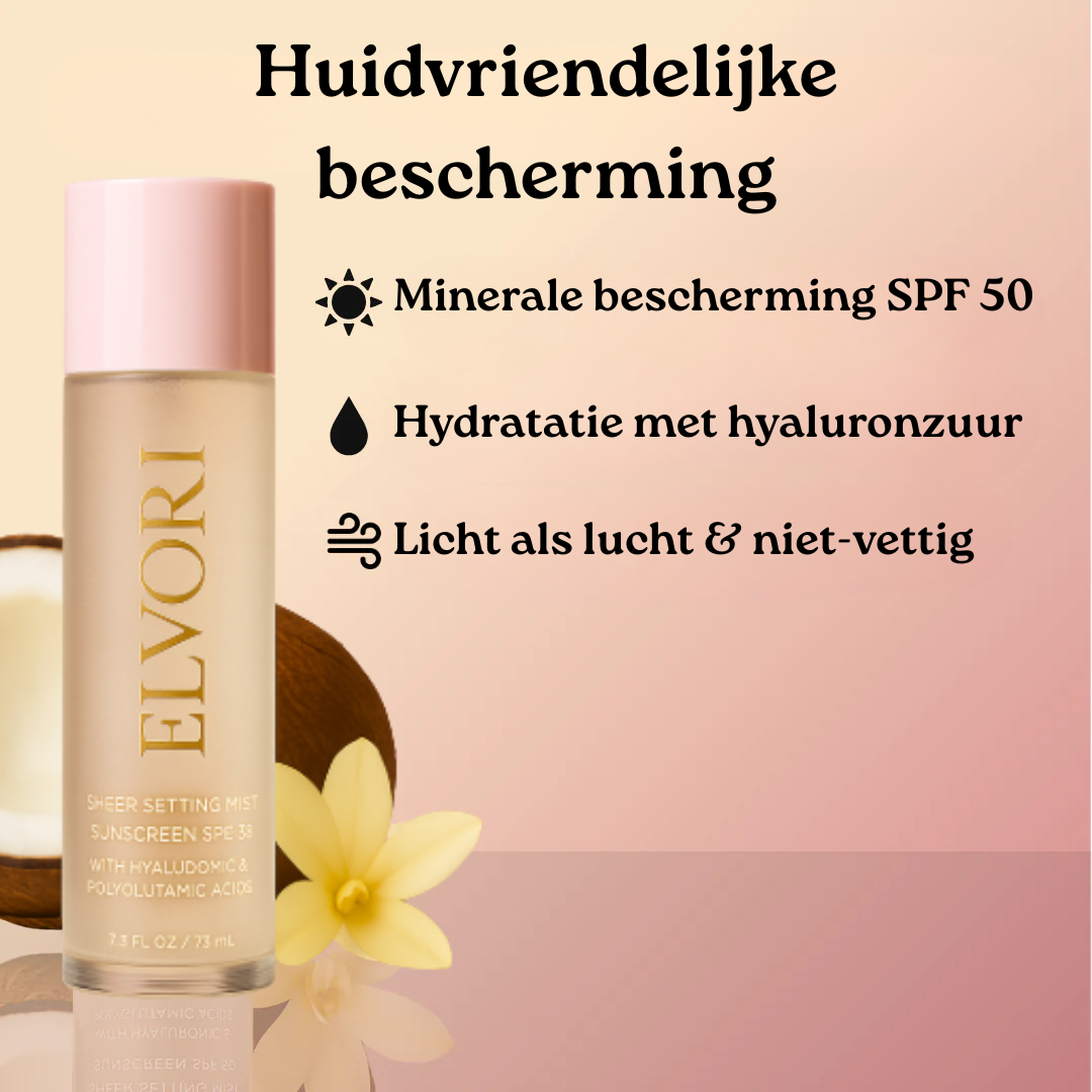 SPF 50 Transparante Setting Mist